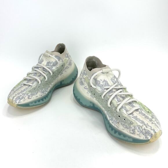 Yeezy Adidas Boost 380 GW0304 Women Sneaker Sz 10 Alien Blue Reflective Mid-Top - Picture 15 of 16